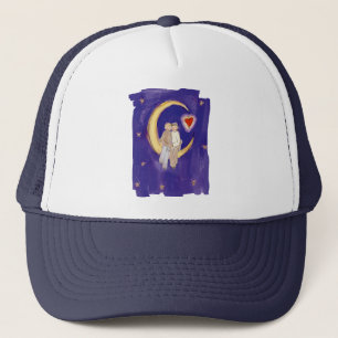 Gorra De Camionero Novios Share Our Joy en la Luna
