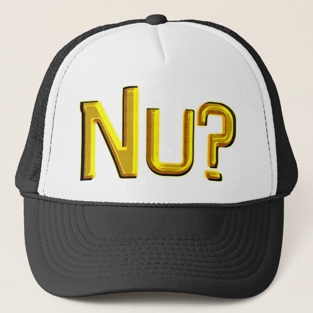 GORRA DE CAMIONERO ¿NU? (Anverso)