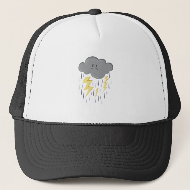 Gorra De Camionero Nube de tormenta (Anverso)