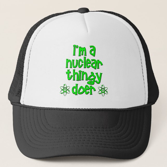 Gorra De Camionero nuclear divertido (Anverso)