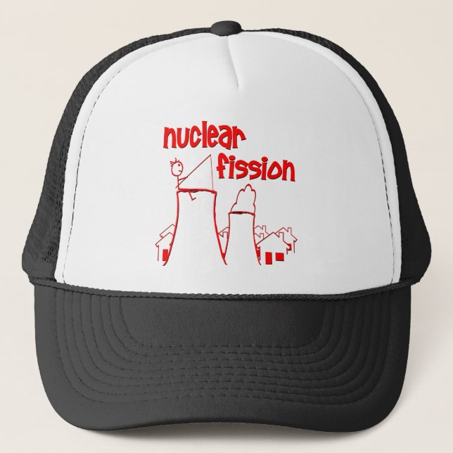 Gorra De Camionero Nuclear divertido (Anverso)
