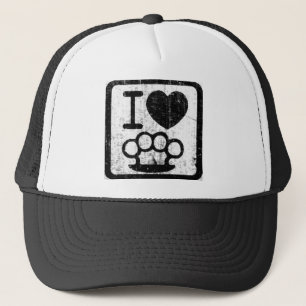 Gorra De Camionero Nudillos de cobre amarillo