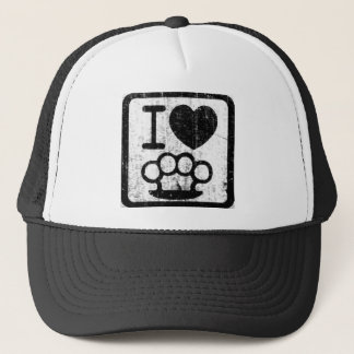 Gorra De Camionero Nudillos de cobre amarillo