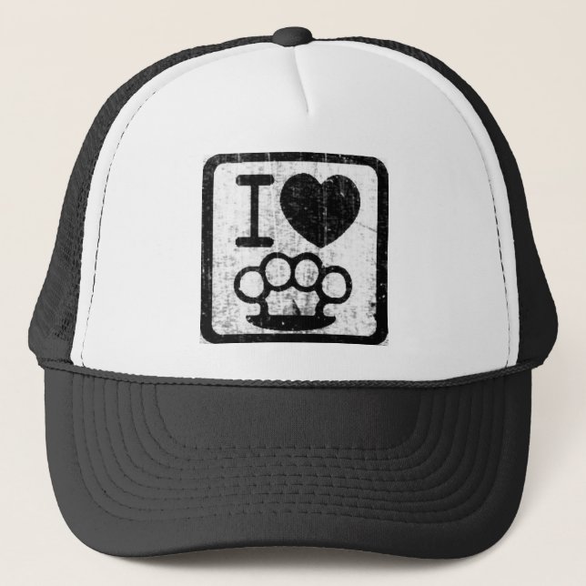 Gorra De Camionero Nudillos de cobre amarillo (Anverso)