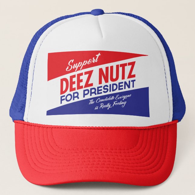 Gorra De Camionero Nueces de Deez para el presidente (Anverso)