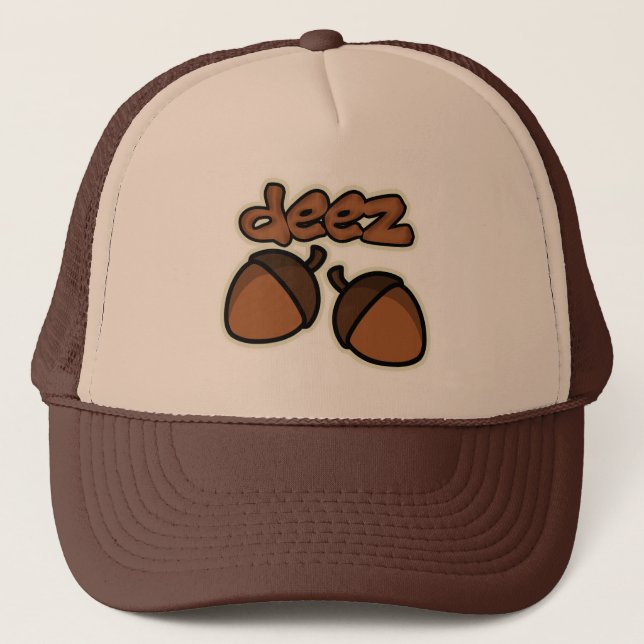 Gorra De Camionero Nueces divertidas del deez (Anverso)
