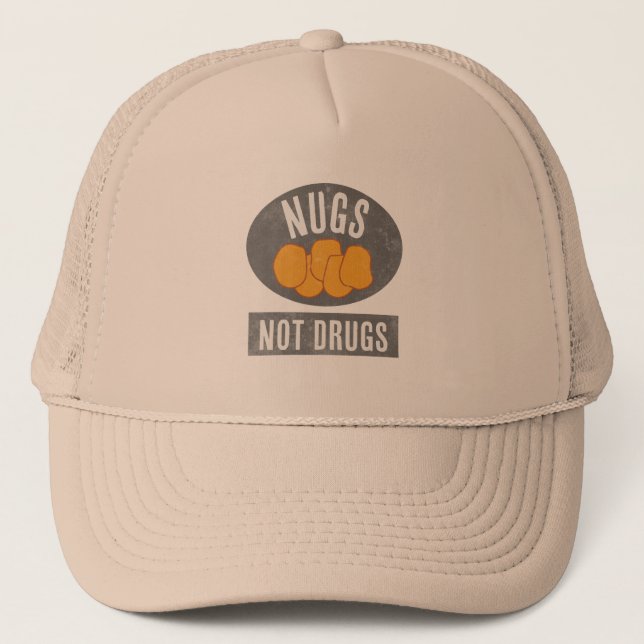 Gorra De Camionero Nueces no drogas (Anverso)