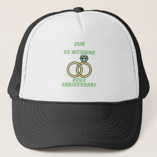 Gorra De Camionero Nuestro 25 aniversario de bodas
