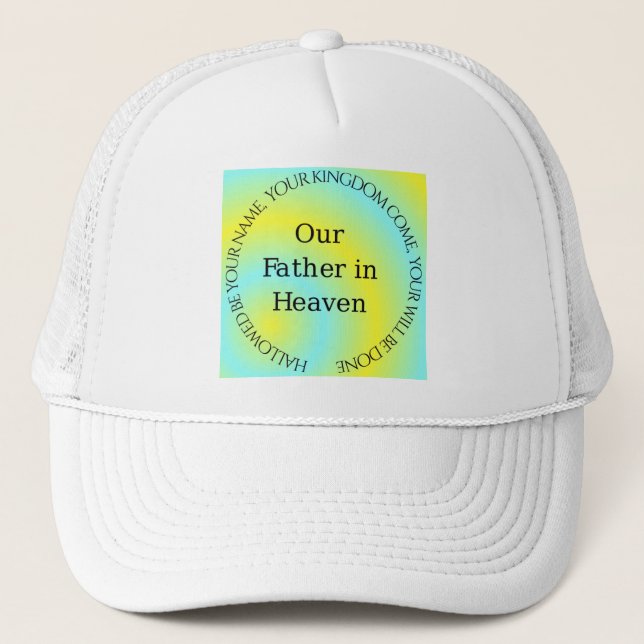 GORRA DE CAMIONERO NUESTRO PADRE EN EL CIELO (Anverso)