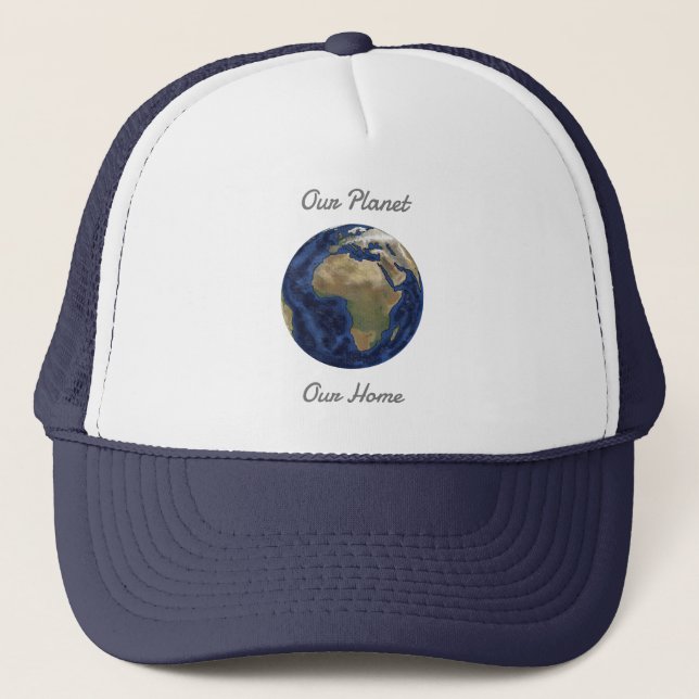 Gorra De Camionero Nuestro planeta (Anverso)
