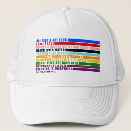 Gorra De Camionero Nuestros valores son límites