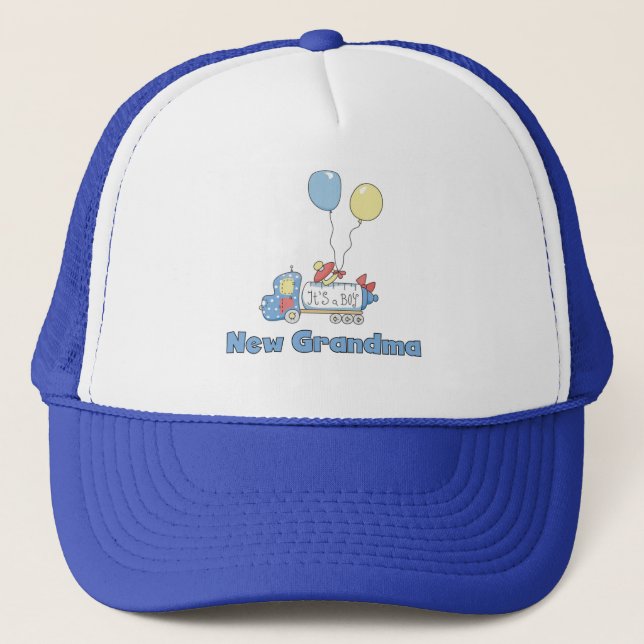 Gorra De Camionero Nueva Abuela de Boy Camisetas y Regalos (Anverso)