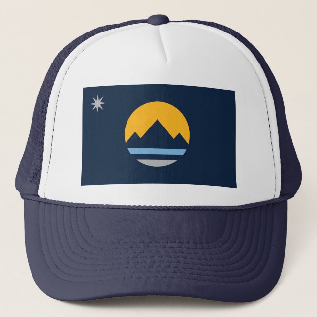 Gorra De Camionero Nueva bandera de Reno, Nevada (Anverso)