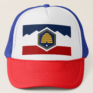 Gorra De Camionero Nueva bandera del estado de Utah