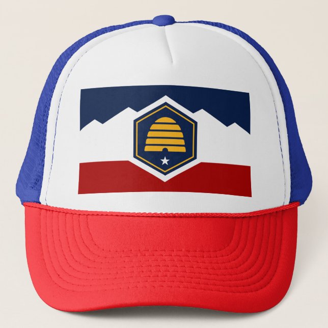Gorra De Camionero Nueva bandera del estado de Utah (Anverso)