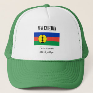 Gorra De Camionero Nueva Caledonia, Bandera y Motto