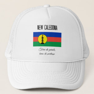 Gorra De Camionero Nueva Caledonia, Bandera y Motto