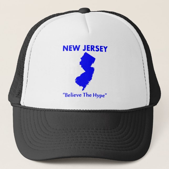 Gorra De Camionero Nueva Jersey - Cree en la Hype (Anverso)