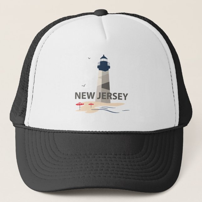 Gorra De Camionero Nueva Jersey (Estados Unidos de América) (Anverso)