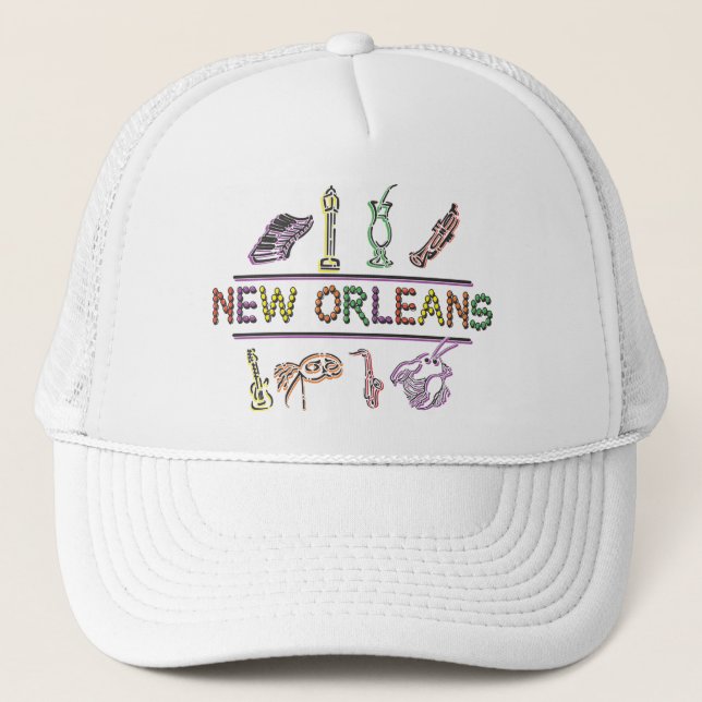 Gorra De Camionero Nueva Orleans (Anverso)