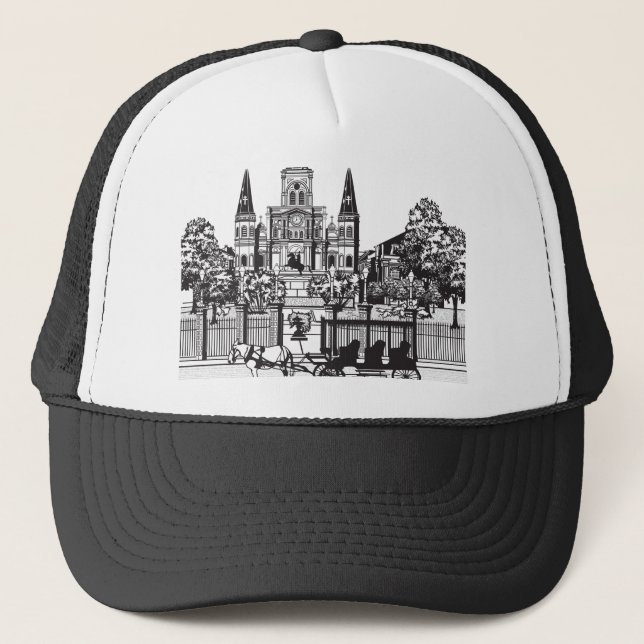 Gorra De Camionero Nueva Orleans, Luisiana (Anverso)