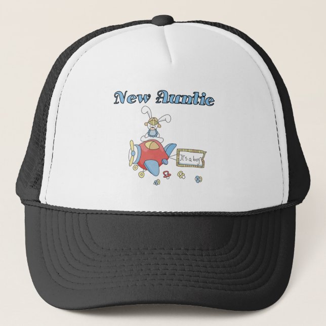 Gorra De Camionero Nueva tía - Camisetas y regalos de avión (Anverso)