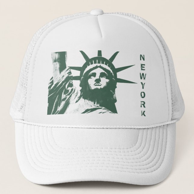 Gorra De Camionero Nueva York capsula los regalos de la libertad del (Anverso)