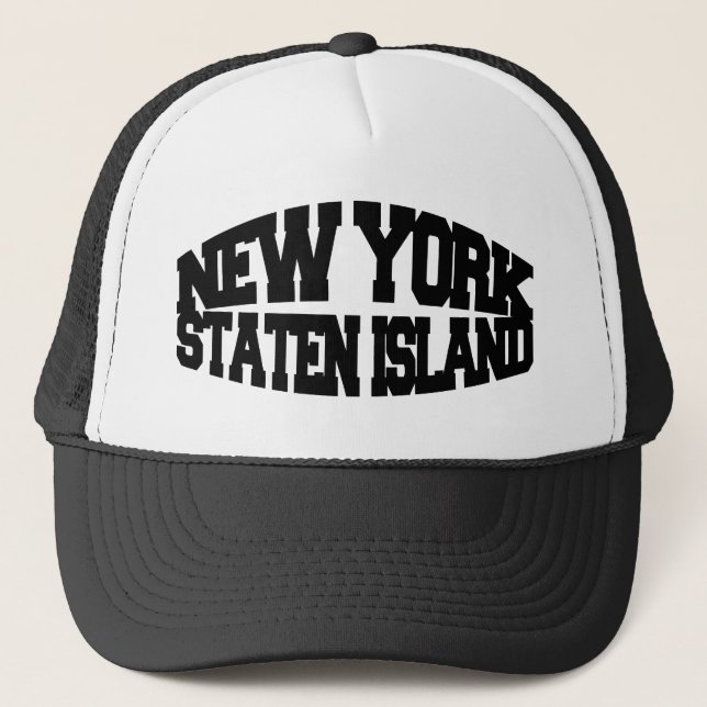 Gorra De Camionero Nueva York staten la isla (Anverso)