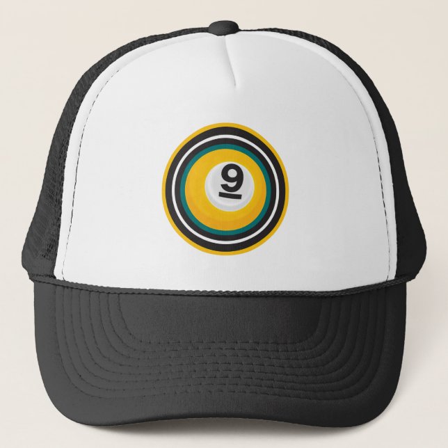 Gorra De Camionero Nueve bolas (Anverso)