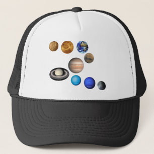 Gorra De Camionero Nueve planetas en el sistema solar