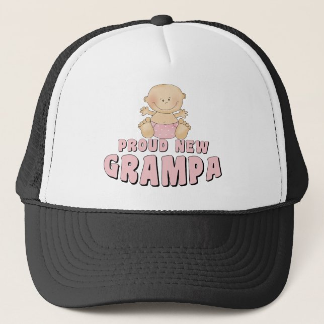 Gorra De Camionero NUEVO chica ORGULLOSO de GRAMPA (Anverso)