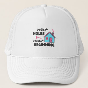 Gorra De Camionero Nuevo comienzo para la nueva casa del fiesta que m