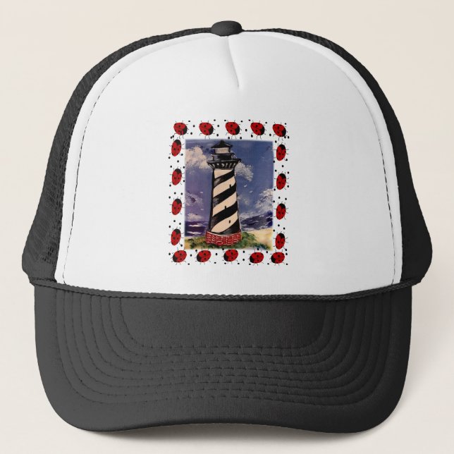 Gorra De Camionero Nuevo faro de mariposa (Anverso)