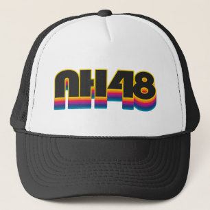 Gorra De Camionero Nuevo Hampshire 48 Arcoiris