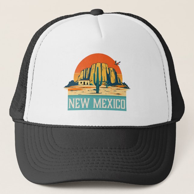 Gorra De Camionero Nuevo México Estados Unidos de América (Anverso)