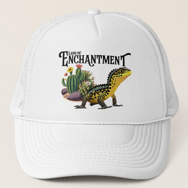 Gorra De Camionero Nuevo México, tierra de encantamiento (Anverso)