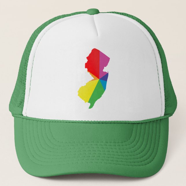 Gorra De Camionero nuevo orgullo de jersey. (Anverso)