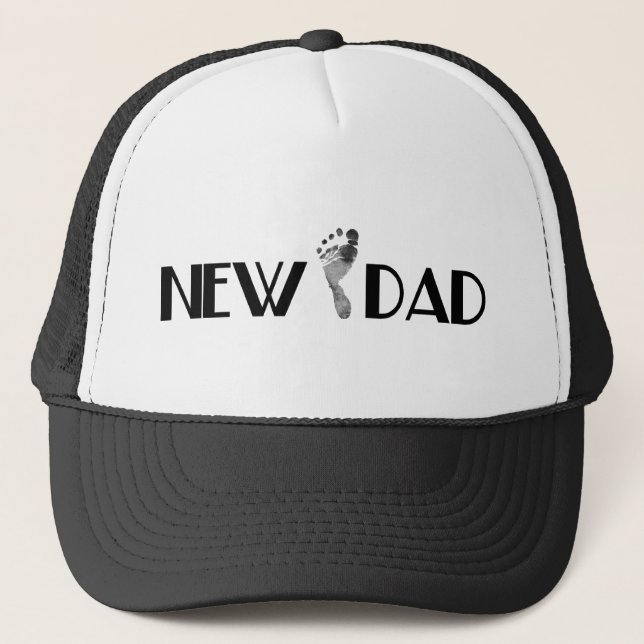 Gorra De Camionero Nuevo papá (Anverso)