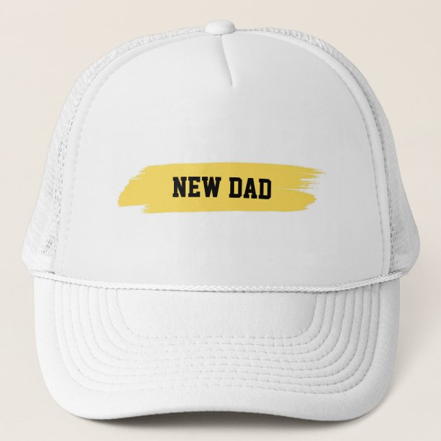 Gorra De Camionero "Nuevo papá" Cap, Cute (Anverso)