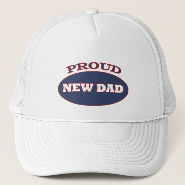 Gorra De Camionero nuevo papá orgulloso (Anverso)