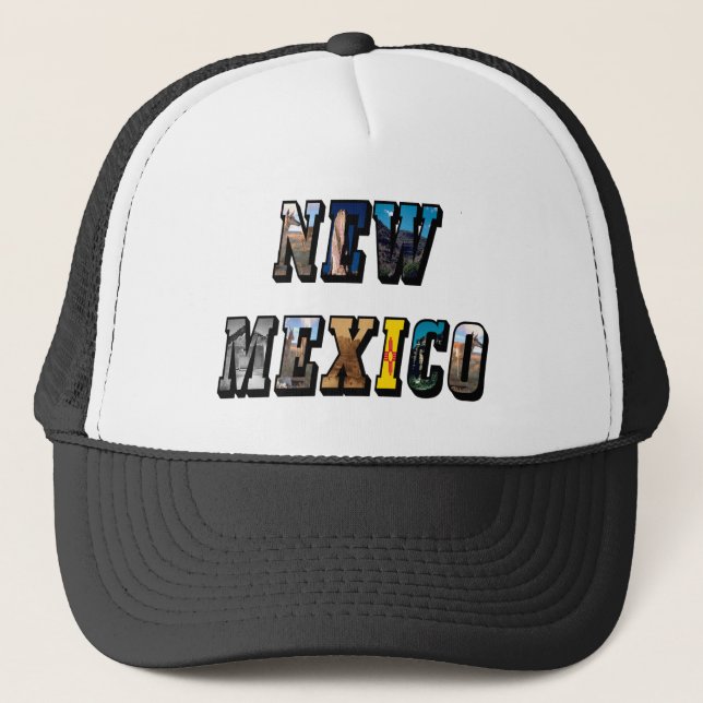 Gorra De Camionero Nuevo texto de imagen de México (Anverso)