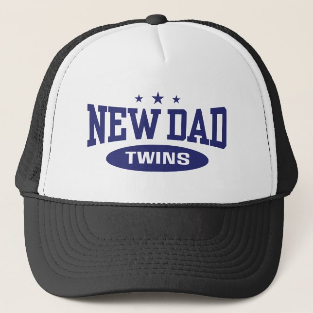 Gorra De Camionero Nuevos gemelos de papá (Anverso)