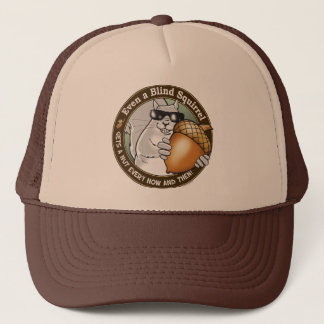 Gorra De Camionero Nuez ciega de la ardilla
