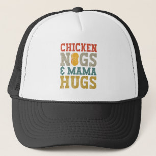 Gorra De Camionero Nugs de pollo y mamá abraza a niñito