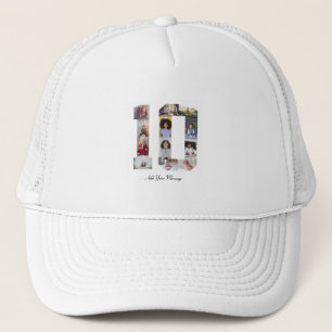 Gorra De Camionero Número 10 Collage de fotos