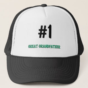 Gorra De Camionero Número 1 grande - abuelo