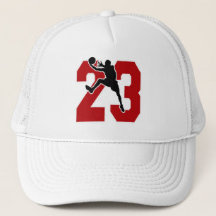GORRA DE CAMIONERO NÚMERO 23 CON EL JUGADOR DE BÁSQUET