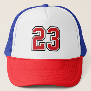 Gorra De Camionero Número 23 en negrita