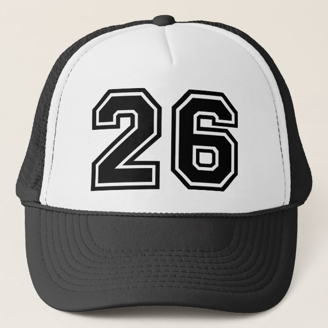 Gorra De Camionero Número 26 Classic (Anverso)