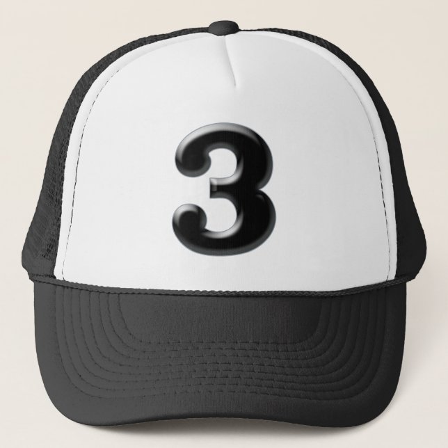 Gorra De Camionero Número "3" (Anverso)